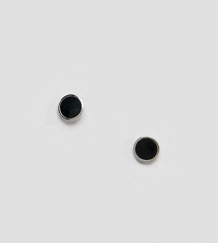 Designb Plug Earring In Sterling Silver - Silver