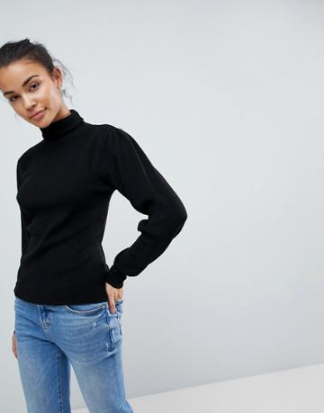 Fashion Union Turtleneck Sweater - Black