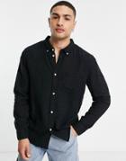 Weekday Malcon Structured Shirt In Black
