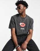 Allsaints Kiss T-shirt In Black