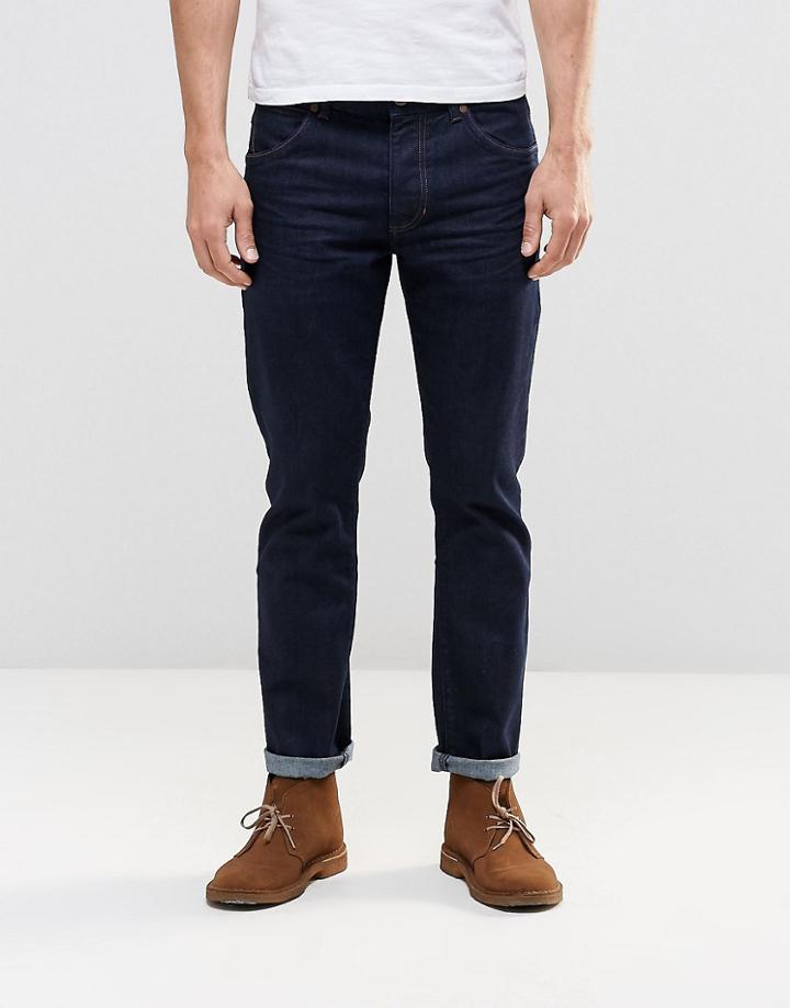Wrangler Boyton Tapered Jean Rinse Broke Dark Wash - Rinse Broke