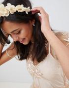 Asos Design Blush Floral Garland Headband - Multi