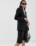 Asos Design City Suit Blazer-black