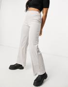 Sixth June High Waisted Relaxed Pants Set In Stretch Sparkle-neutral