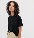 Warehouse Boxy Tee In Black - Black