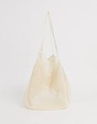 Asos Design String Shopper-cream