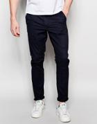 Jack & Jones Slim Fit Chinos With Stretch - Navy
