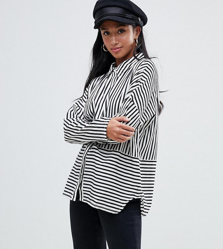 Vero Moda Petite Stripe Shirt - Multi