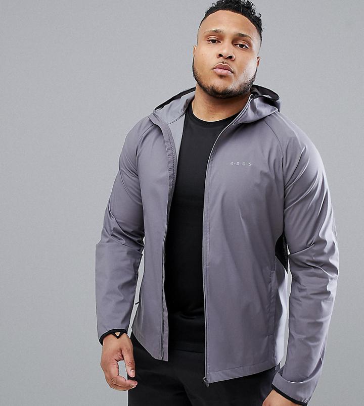 Asos 4505 Plus Running Jacket - Gray