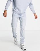 Calvin Klein Jeans Slim Tapered Fit Jeans In Light Wash-blue