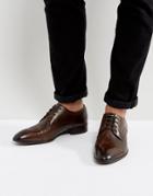 Base London Christie Leather Derby Shoes - Brown