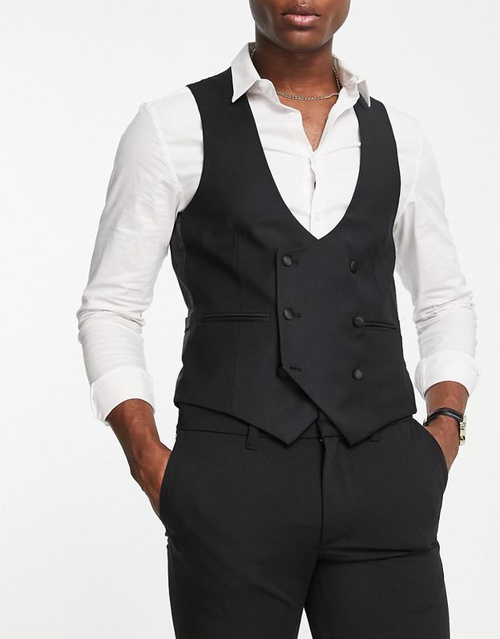 Devils Advocate Scoop Vest In Black