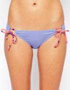 New Look Strappy Bikini Bottom - Purple