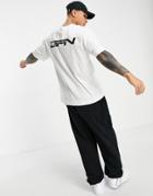 Good For Nothing Oversized T-shirt In White With Chest And Back Logo
