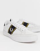 Fred Perry B3 Mesh Sneakers In White - White