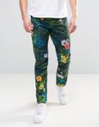 G-star 5622 X25 Pharrell Jeans Pharrell Jeans Tropical Print - Green