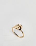 Asos Design Fine Eye Ring - Gold