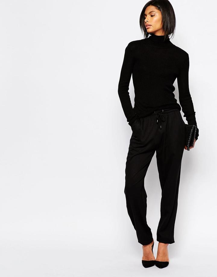 Vila Relaxed Pants - Black
