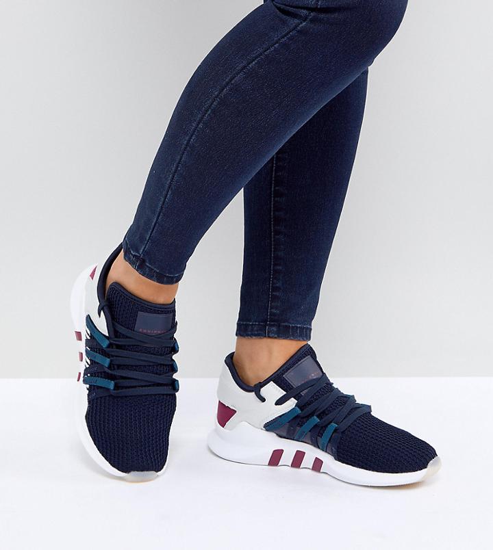 Adidas Originals Eqt Racing Adv Sneakers In Navy - Navy