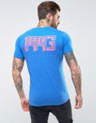Asos Muscle T-shirt With 1993 Back Print - Blue