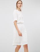 Just Female Top Plain Dress - Cream
