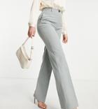 Asos Design Tall Mix & Match Slim Straight Suit Pants In Sage-green