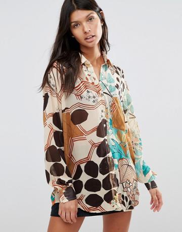 Pixie & Diamond Classic Shirt - Tan