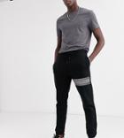 Nicce Sweatpants With Reflective Panel Logo In Black