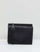 Pull & Bear Cross Body Envelope Bag - Black