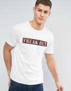 Lee 70s T-shirt Freak Out Print - White