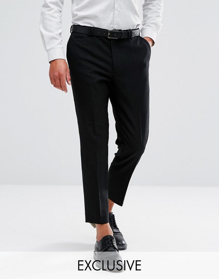 Noak Tapered Pant In Flannel - Black