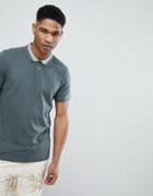 Selected Homme Polo Shirt With Tipping - Green