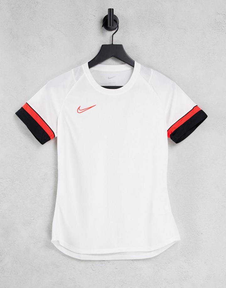 Nike Soccer Dri-fit Academy T-shirt In White