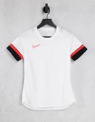 Nike Soccer Dri-fit Academy T-shirt In White