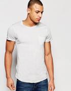 Jack & Jones T-shirt In Slim Fit - Pearl Blue