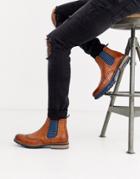 Silver Street Leather Chelsea Boot In Tan