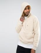 Wood Wood Moorgate Sherpa Fleece Hoodie - White