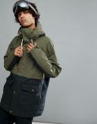 Quiksilver Horizon Ski Jacket In Khaki - Green