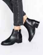 Miss Kg Janice Low Heel Boot - Black