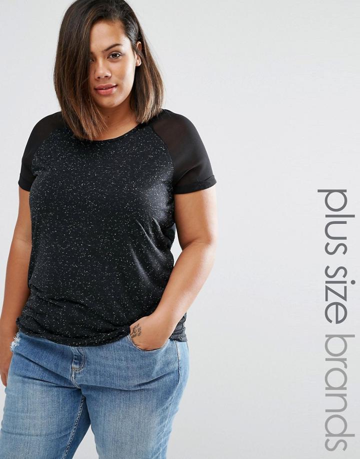 Junarose Plus Bine T-shirt - Black