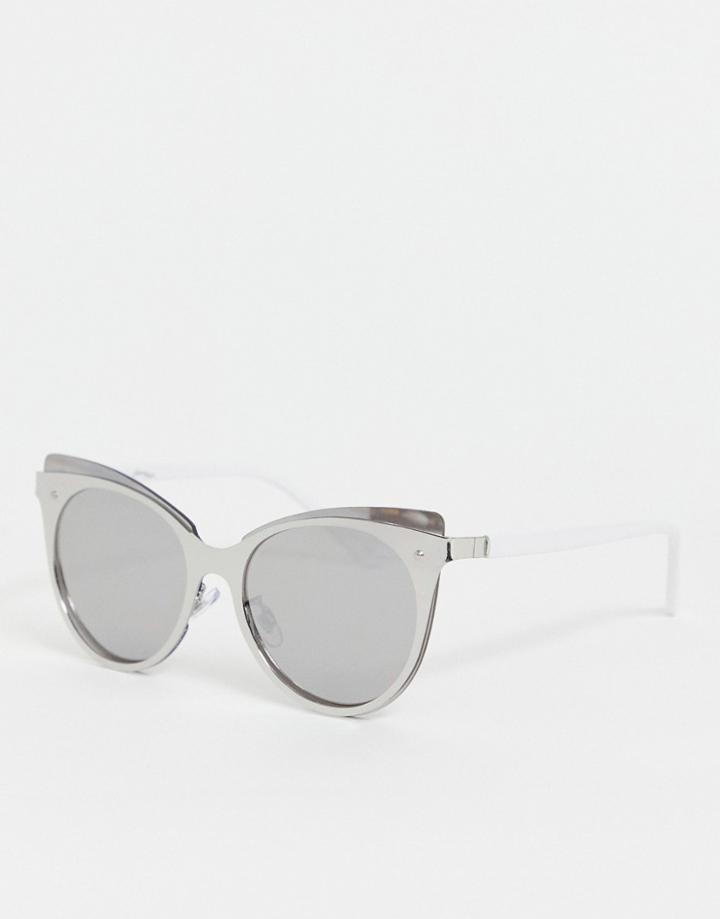 Jeepers Peepers Silver Cat Eye - Silver