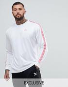 Puma Long Sleeve Tape Soccer Top In White Exclusive At Asos