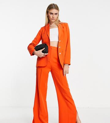Annorlunda Suit Blazer In Orange - Part Of A Set