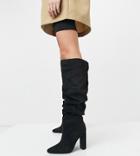 Z Code Z Wide Fit Vanda Slouch Knee Boots In Black