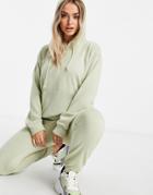 Missguided Co-ord Hoodie And Sweatpants Set In Sage Green