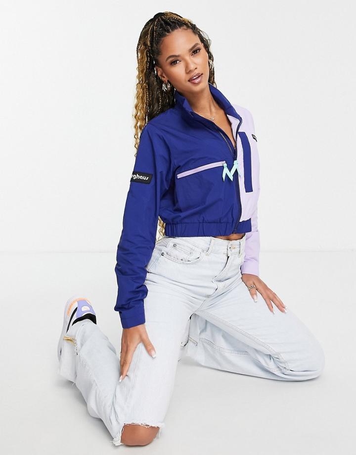 Berghaus Cropped Wind Jacket In Purple - Part Of A Set