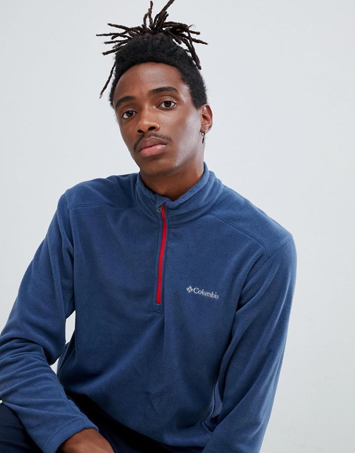 Columbia Klamath Range Ii Half Zip Fleece In Blue - Blue