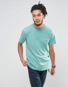 Carhartt Wip T-shirt With Embroidered Script Logo In Green - Green
