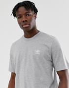 Adidas Originals Essentials T-shirt In Gray - Gray