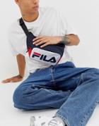 Fila Bissy Color Block Cross Body Bag In Navy